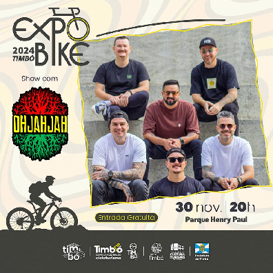 Show nacional com Banda Oh Jah Jah na ExpoBike 2024